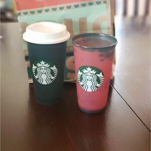 Starbucks Holiday 2020 color changing hot cup 16oz
